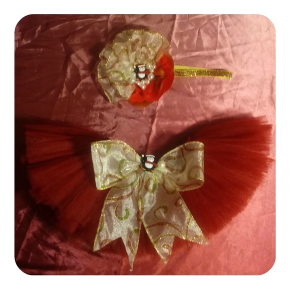 ✨🆕✨ Baby girl Christmas Dress Tutu Set - Picture 3 of 8